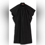 Max Mara Studio SOSPIRO Poplin mini dress with flounce Photo 14