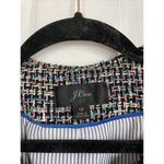 J.Crew $248 Lady Metallic Multi Color Tweed Jacket Size 12 Photo 1