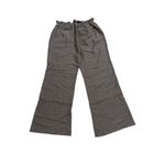 Love Tree Wide Leg Linen Blend Pants Size 2X Brown Smocked Waist Drawstring Photo 1