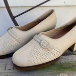 Vintage Dr Maertens Luftpolster cream nurse shoes Size 4 1/2 Photo 0