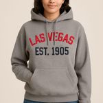 Gildan Las Vegas Graphic Hoodie Gray | Heavy Blend Size Large Photo 0