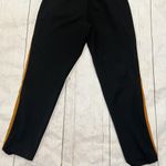 ZARA  trafaluc black pants with yellow line cropped dress pants Photo 5