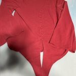 Red Wide Sleeve Tie Off Long Sleeve Bell sleeves Size L Photo 0