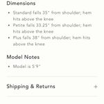 Anthropologie NWT Petite Dolan Collection Belted Mini Dress Sz LP Photo 5