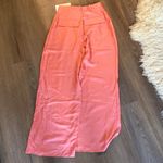 NWT PINK LAPOINTE SATIN WIDE LEG SILK PANTS Size 0 Photo 6