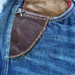 Sacred Threads Sacred Jeans With Leather Trim‎ Photo 6