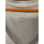 Isabel Maternity Women's White Short Sleeve V-Neck Tee XL Photo 3