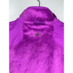 Peter Millar  Full Zip Performance Vest Women's Size Medium Purple Faux Fur Golf Photo 3