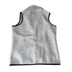 Carolyn Taylor VTG Gray Fleece Vest Women's Size Small Full Zip Up Photo 3