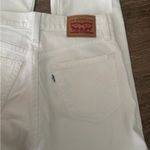 Levi's Levi’s white Wedgie straight leg jeans size 27 x 27 Photo 8