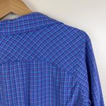 Columbia  Omni Shade Sun Protection Plaid Button Down Shirt Large Outdoors Hiking Photo 3