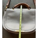 Marc by Marc Jacobs  Classic Natasha Crossbody Bag White Cream Pebbled Leather Photo 5
