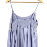 Rachel Ashwell Blue Babydoll Dress Midi Lace Ruffle Shabby Chic Cottagecore Sz L Photo 4