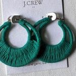 J.Crew  Women’s Fashion Statement Thread Wrapped Hoop Earrings NWT Photo 4