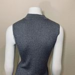 Nygard Silver Metallic Turtleneck Tank Top Blouse Photo 7