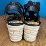 Patricia Nash  Riva Wedge Espadrille Black Lace Up Ankle Wrap Sandals Women’s 10 Photo 3