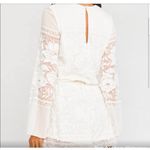 Show Me Your Mumu white lace boho bell sleeves romper small loretta bridal Photo 1