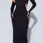 Meshki SOLD OUT DEMIE Neckband Midi Dress With Fingerless Gloves - Black Photo 1