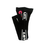 OPPA! Leggings Women's Size S Pocket Black White Love Graphic Ankle Knit NEW Photo 4