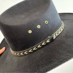 Pigalle Black Felted Wool Cowboy Hat Large/Extra Large Photo 3