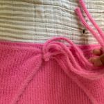 Tobi Boutique Pink Fuzzy Wrap Crop Top Photo 4