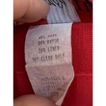 VTG 80s Damon II Red Sleeveless Button Down Sheath Dress Size 12 Made In Mexico Photo 10