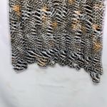 NWT AVENUE WO SIZE 26/28K KNIT DRESS ANIMAL LEAF PRINT CRISS CROSS BACK NEW Black Photo 6