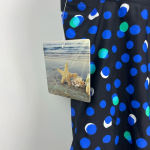 Seekers Australia Black‎ Shaping Blue Green Polka Dot One Piece Bathing Suit Black Size 12 Photo 3
