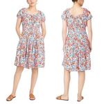 J.Crew NWT  Floral Farmers Market Ladybug Print Midi Tiered Dress Size 0 | XS Photo 13