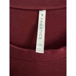 Fabletics Sadie Scrunched Sleeve Pullover Top Black Cherry Maroon Women's XXL Photo 5