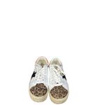 Steve Madden  White Leather Pursued Leopard Cap Sneakers Women Sz 7.5 Photo 1