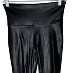 Spanx  Faux Leather Leggings Womens M Black High Rise Slim Shaping‎ Streetwear Photo 3