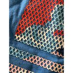 Adidas Women's Loose Crop Blue Tank Large Photo 3