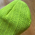Champion Neon Green Crochet Outdoor Running Athleisure Beanie, OS Photo 7