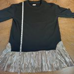 Pilcro  Anthropologie Metallic Twofer Tunic Blouse Dress Size Photo 9