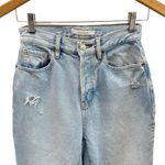 PacSun High Rise Ripped Knee Dad Jeans Light Blue Wash Size 25 Photo 3