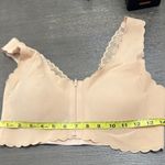 Seamless Nude Lace Trim Bra Tan Size 3X Photo 7
