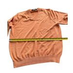 Brooks Brothers  Orange V-Neck Sweater Photo 4