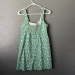 Copper Key Green Ditsy Floral Smocked Back Sundress - Women's Small Photo 2