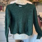 Eyeshadow Comfy Dark Green Sweater Womens XS Photo 0