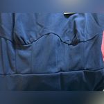 NEW AISIZE Navy Blue Formal Short Sleeve Slit Maxi Dress S Photo 2