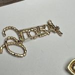 Cherub Angel Glory Rhinestone Brooch Pin Lot Of 3 Gold Tone Photo 6