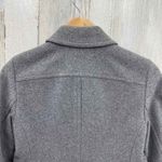Banana Republic  Peacoat‎ Womens Small Gray Wool Blend Pockets Lined Photo 3