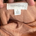 Treasure & Bond Tank Top Ombre tan Brown Slub Knit Gradient Raw Hem Sz S Photo 5