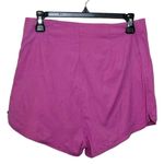 Free People Pin Up Shorts High Waisted Pink Cotton Side Buttons Womens Size S Photo 4