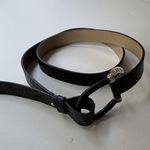 Talbots Brown Belt Alligator Croc Black Buckle Italy Leather L Flaw See Photos Photo 2