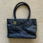 A.P.C. Vintage Black Shoulder Bag Genuine Leather Handbag Pockets Like New Photo 0