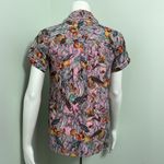 Plum Pretty Sugar Pink Bird Print Pajama Top Blue Photo 4