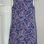 Lilly Pulitzer Mila Shift Dress Lilac Freesia Safari As I Can See Size 2 Stripe Photo 0