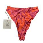 Free People NWT Stone Fox Swim x  Sumatra Bikini Bottom in Rose Palm Size Small Photo 5